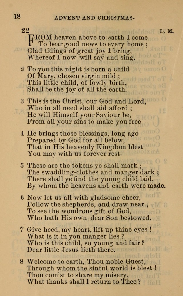 Evangelical Lutheran hymn-book page 45