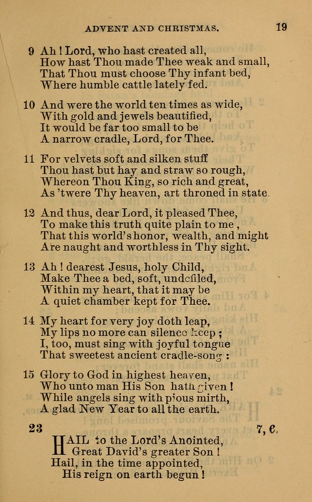 Evangelical Lutheran hymn-book page 46