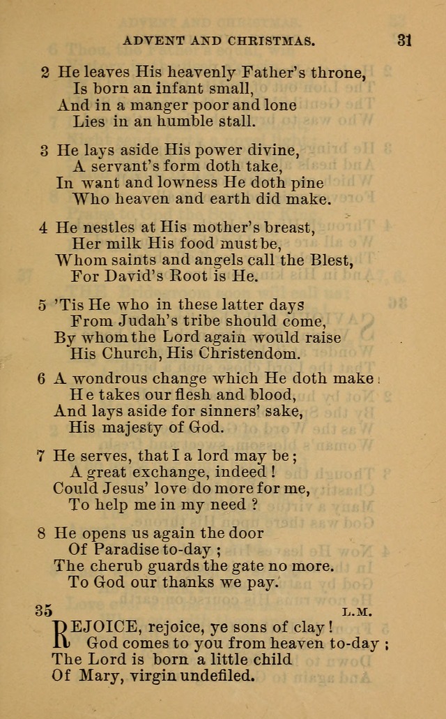Evangelical Lutheran hymn-book page 58