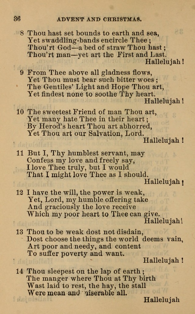 Evangelical Lutheran hymn-book page 63