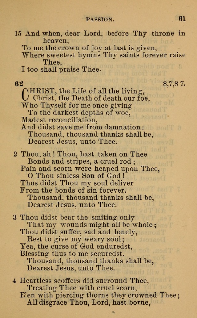 Evangelical Lutheran hymn-book page 88
