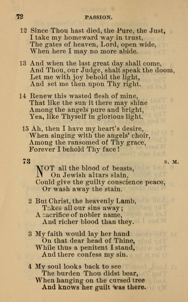 Evangelical Lutheran hymn-book page 99