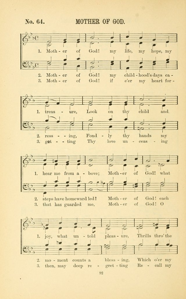 English and Latin Hymns, or Harmonies to Part I of the Roman Hymnal: for the Use of Congregations, Schools, Colleges, and Choirs page 105