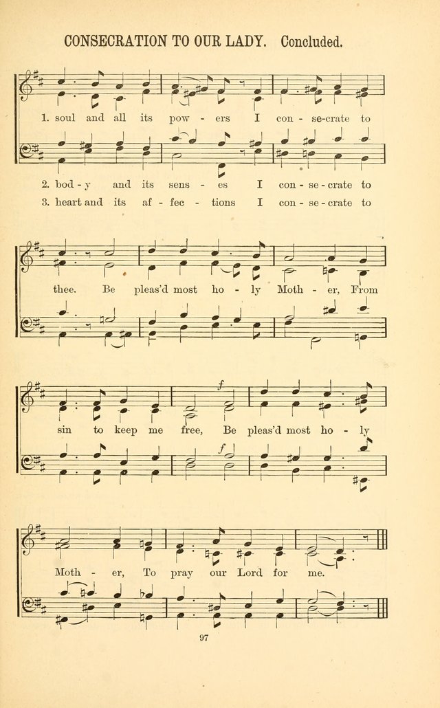English and Latin Hymns, or Harmonies to Part I of the Roman Hymnal: for the Use of Congregations, Schools, Colleges, and Choirs page 110