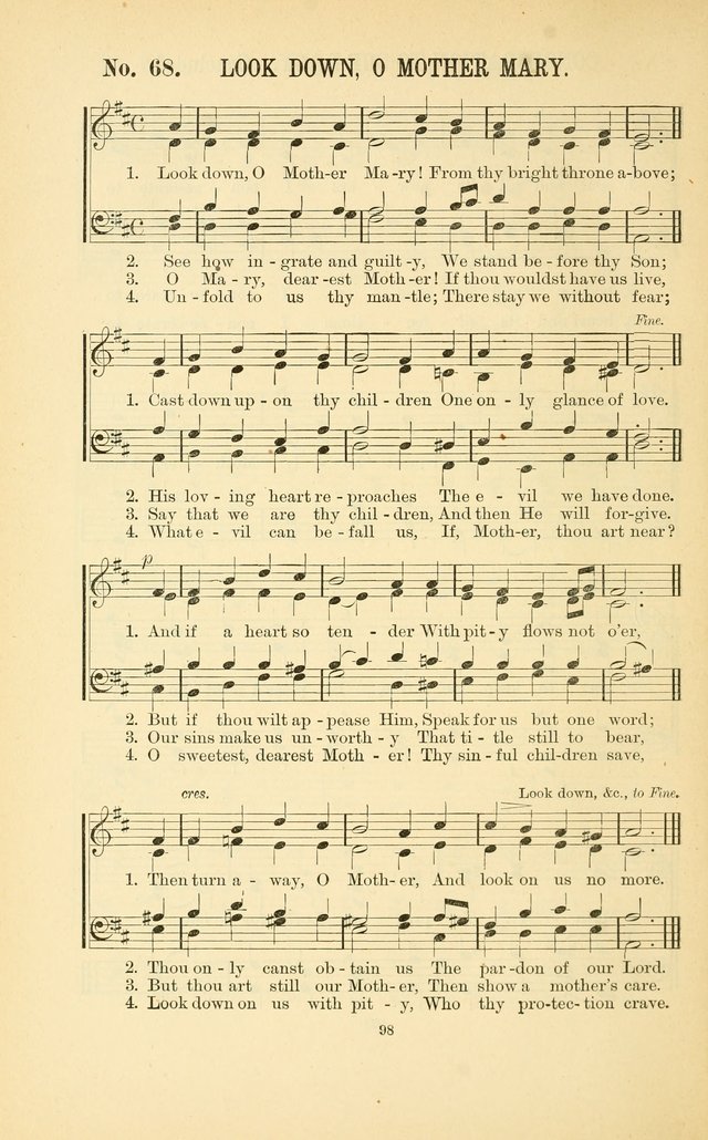 English and Latin Hymns, or Harmonies to Part I of the Roman Hymnal: for the Use of Congregations, Schools, Colleges, and Choirs page 111