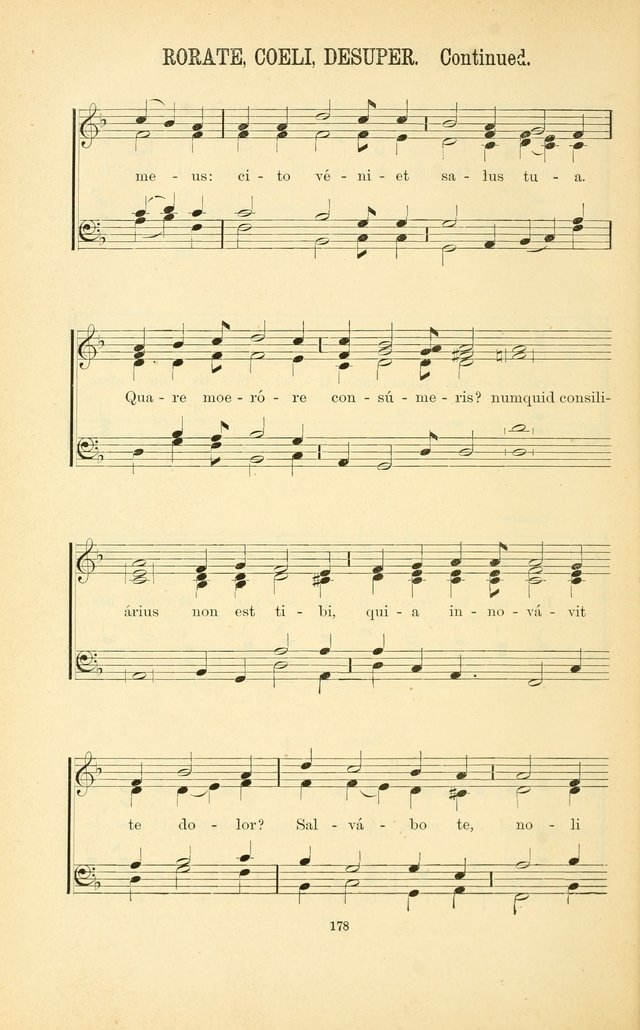 English and Latin Hymns, or Harmonies to Part I of the Roman Hymnal: for the Use of Congregations, Schools, Colleges, and Choirs page 191