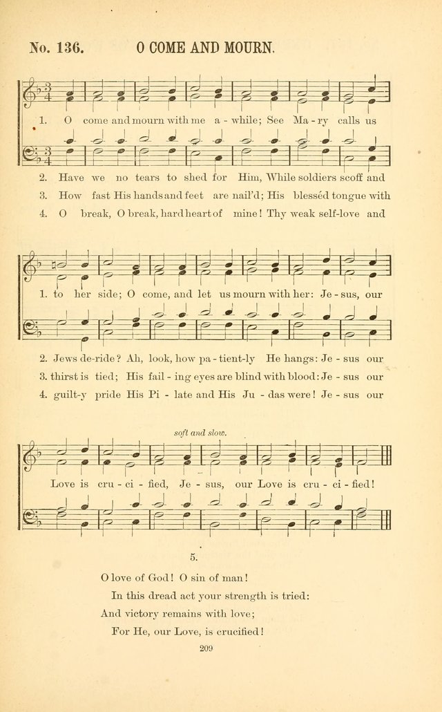 English and Latin Hymns, or Harmonies to Part I of the Roman Hymnal: for the Use of Congregations, Schools, Colleges, and Choirs page 222
