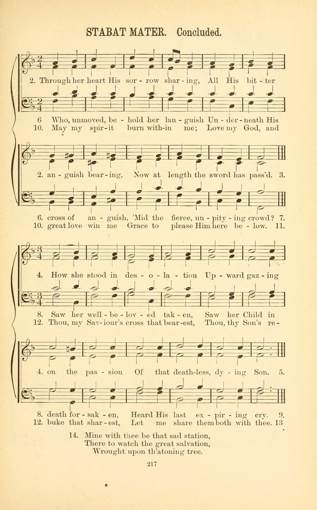 English and Latin Hymns, or Harmonies to Part I of the Roman Hymnal: for the Use of Congregations, Schools, Colleges, and Choirs page 230