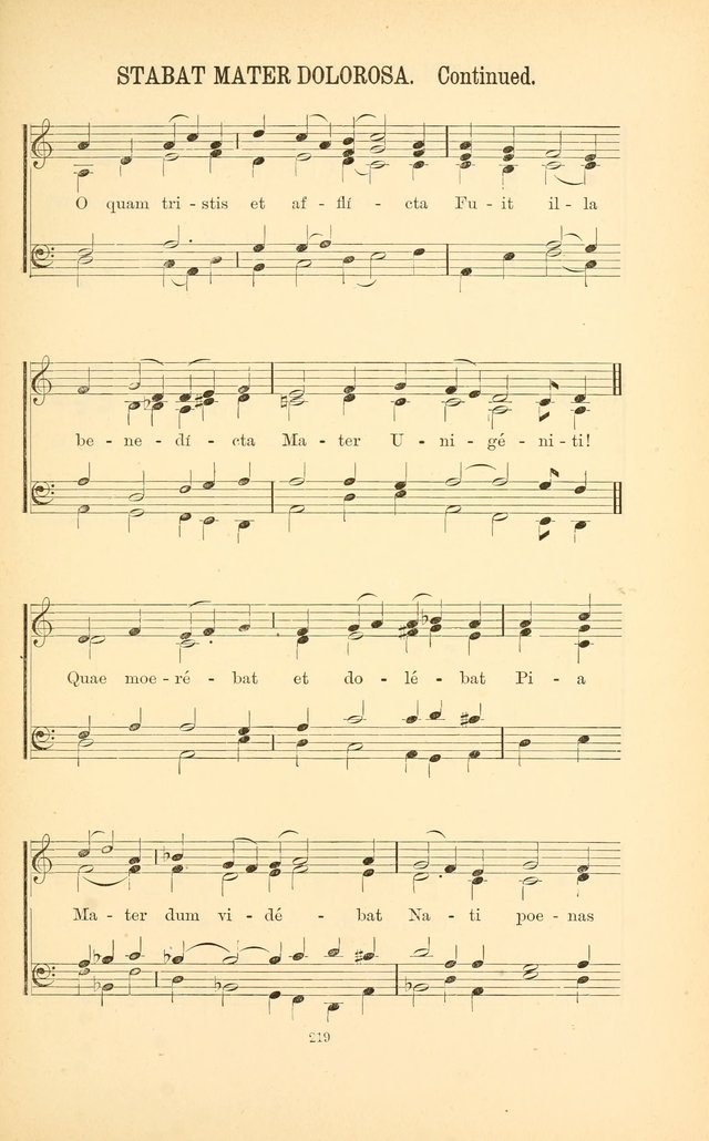 English and Latin Hymns, or Harmonies to Part I of the Roman Hymnal: for the Use of Congregations, Schools, Colleges, and Choirs page 232