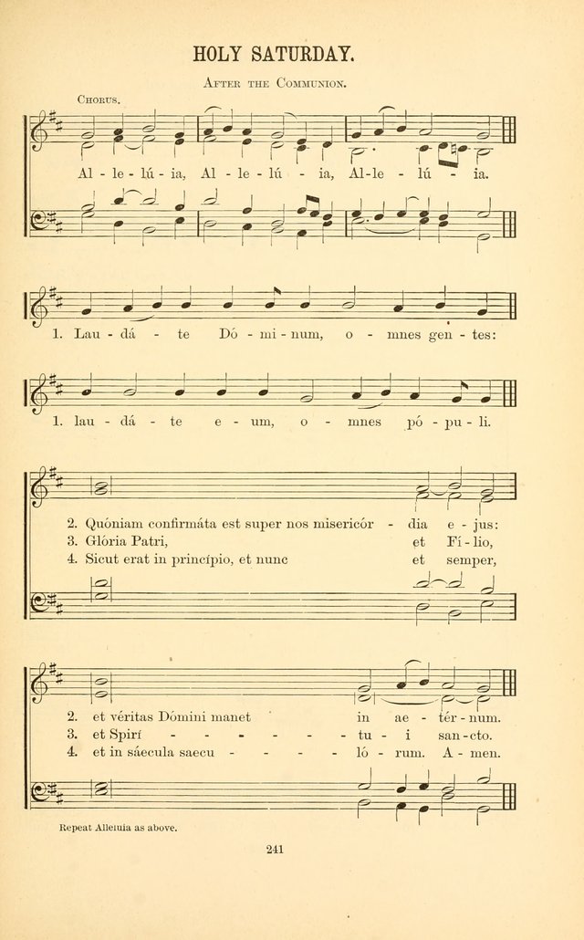 English and Latin Hymns, or Harmonies to Part I of the Roman Hymnal: for the Use of Congregations, Schools, Colleges, and Choirs page 254