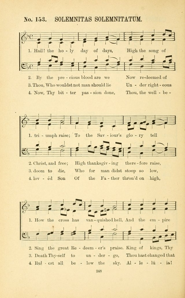 English and Latin Hymns, or Harmonies to Part I of the Roman Hymnal: for the Use of Congregations, Schools, Colleges, and Choirs page 261