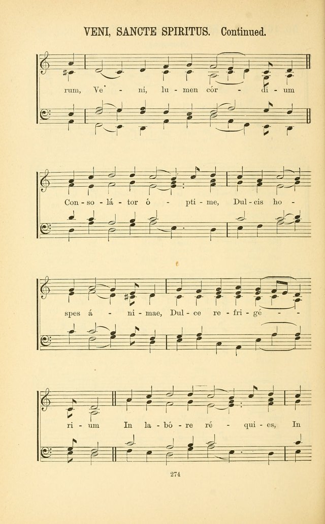 English and Latin Hymns, or Harmonies to Part I of the Roman Hymnal: for the Use of Congregations, Schools, Colleges, and Choirs page 287