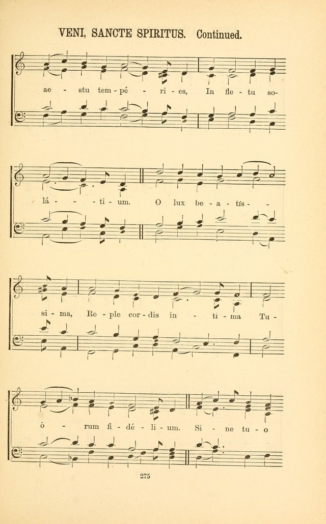 English and Latin Hymns, or Harmonies to Part I of the Roman Hymnal: for the Use of Congregations, Schools, Colleges, and Choirs page 288