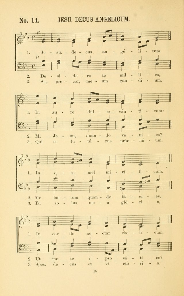 English and Latin Hymns, or Harmonies to Part I of the Roman Hymnal: for the Use of Congregations, Schools, Colleges, and Choirs page 31