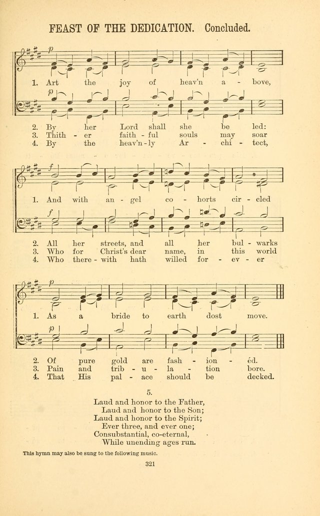 English and Latin Hymns, or Harmonies to Part I of the Roman Hymnal: for the Use of Congregations, Schools, Colleges, and Choirs page 334