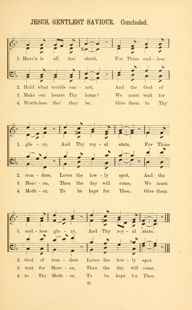 English and Latin Hymns, or Harmonies to Part I of the Roman Hymnal: for the Use of Congregations, Schools, Colleges, and Choirs page 34