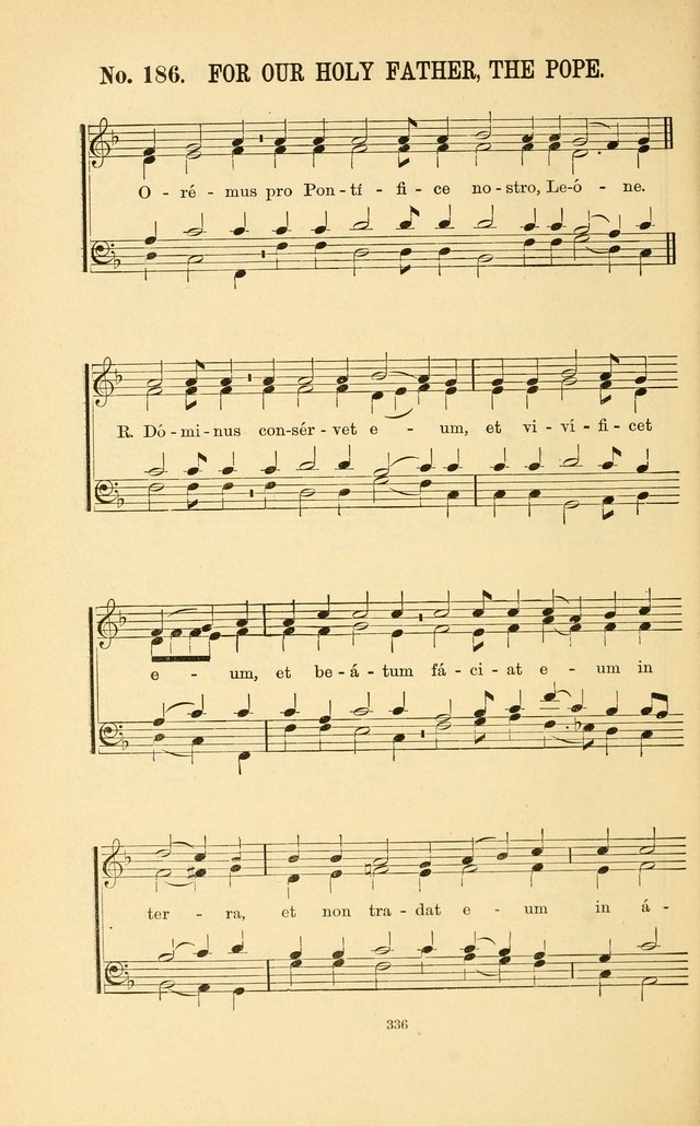 English and Latin Hymns, or Harmonies to Part I of the Roman Hymnal: for the Use of Congregations, Schools, Colleges, and Choirs page 349
