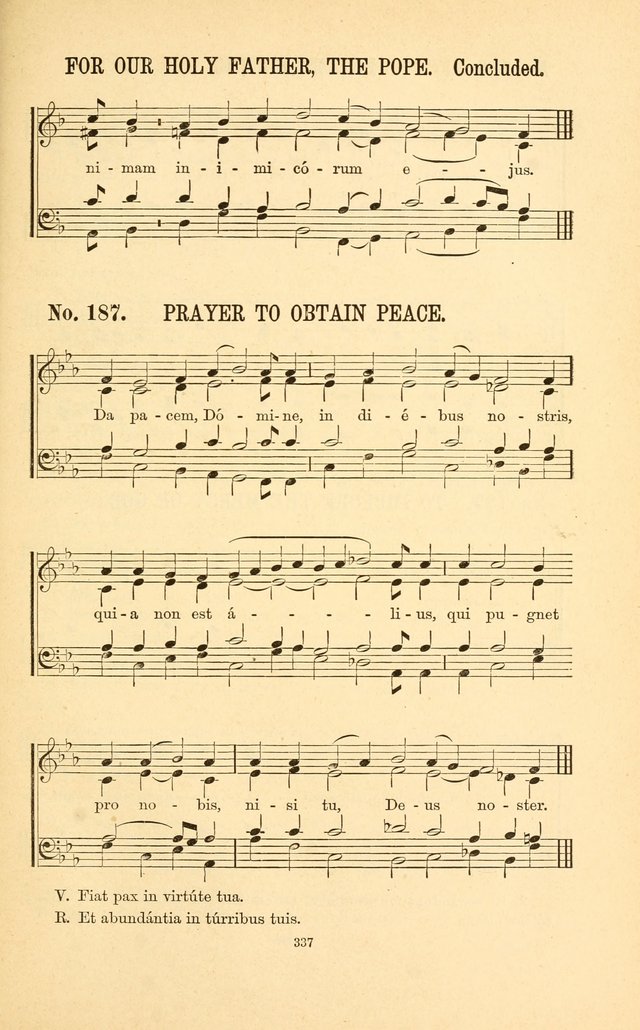 English and Latin Hymns, or Harmonies to Part I of the Roman Hymnal: for the Use of Congregations, Schools, Colleges, and Choirs page 350