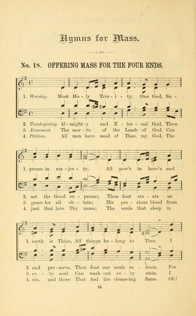 English and Latin Hymns, or Harmonies to Part I of the Roman Hymnal: for the Use of Congregations, Schools, Colleges, and Choirs page 37