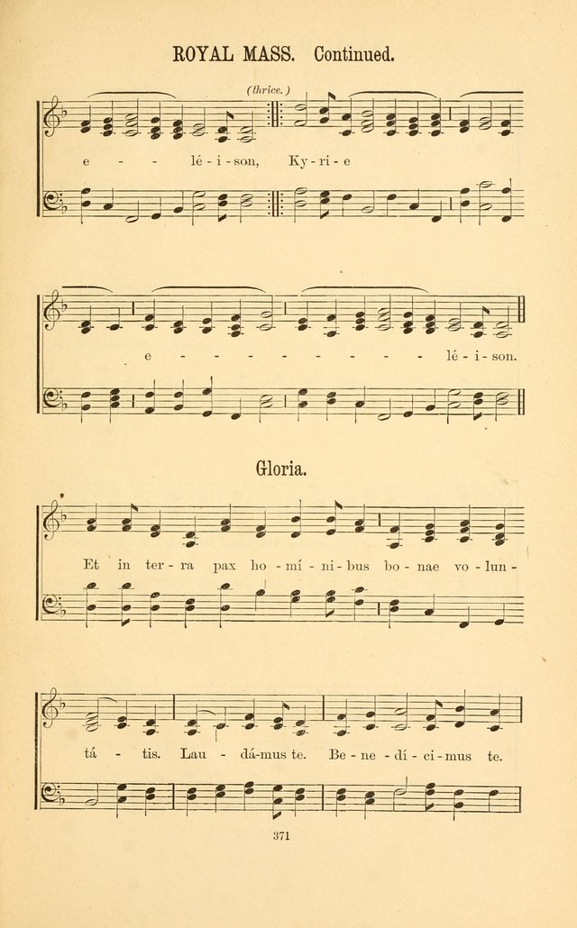 English and Latin Hymns, or Harmonies to Part I of the Roman Hymnal: for the Use of Congregations, Schools, Colleges, and Choirs page 384