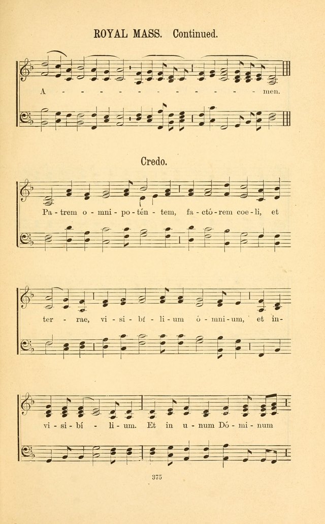 English and Latin Hymns, or Harmonies to Part I of the Roman Hymnal: for the Use of Congregations, Schools, Colleges, and Choirs page 388