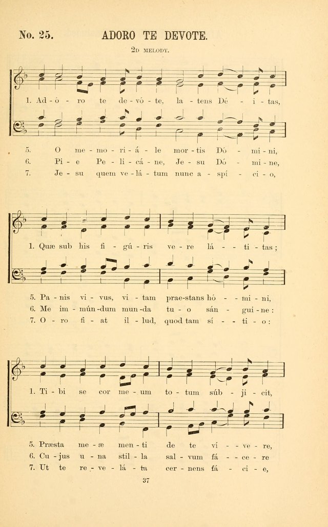 English and Latin Hymns, or Harmonies to Part I of the Roman Hymnal: for the Use of Congregations, Schools, Colleges, and Choirs page 50