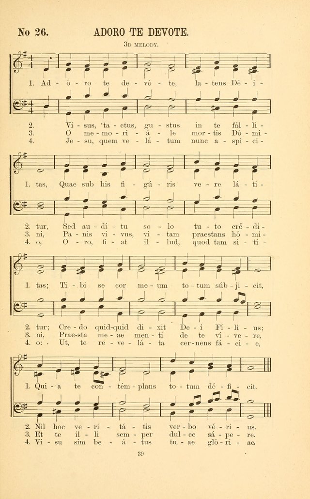 English and Latin Hymns, or Harmonies to Part I of the Roman Hymnal: for the Use of Congregations, Schools, Colleges, and Choirs page 52
