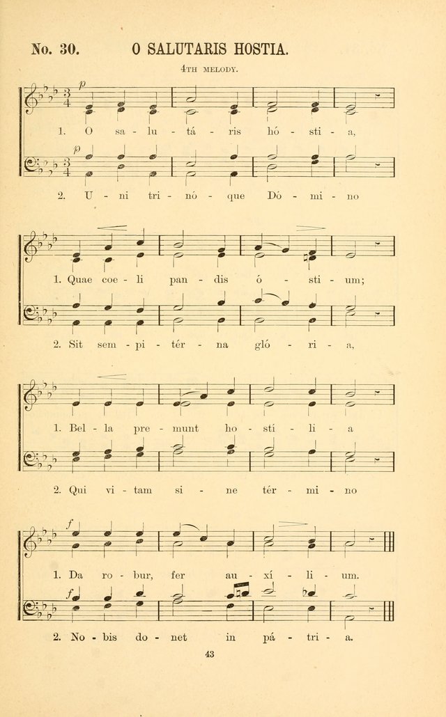 English and Latin Hymns, or Harmonies to Part I of the Roman Hymnal: for the Use of Congregations, Schools, Colleges, and Choirs page 56