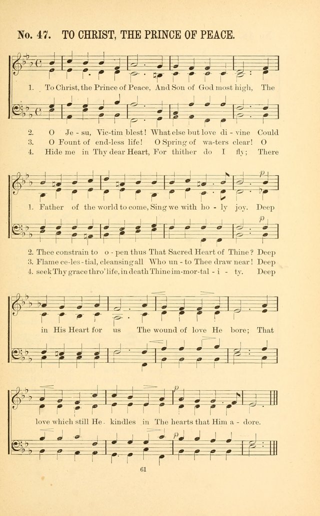 English and Latin Hymns, or Harmonies to Part I of the Roman Hymnal: for the Use of Congregations, Schools, Colleges, and Choirs page 74