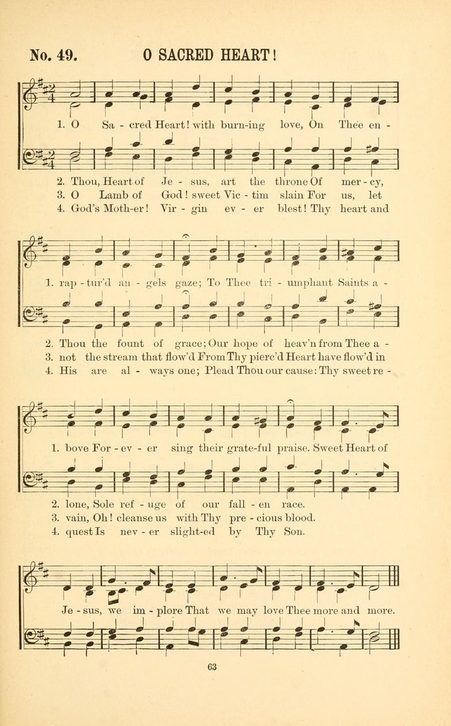 English and Latin Hymns, or Harmonies to Part I of the Roman Hymnal: for the Use of Congregations, Schools, Colleges, and Choirs page 76