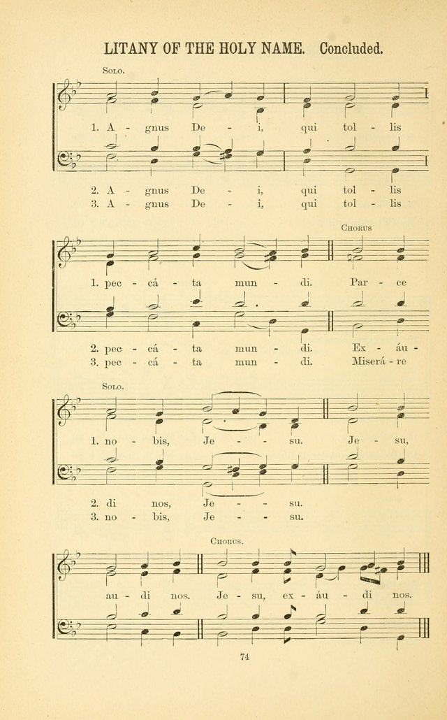 English and Latin Hymns, or Harmonies to Part I of the Roman Hymnal: for the Use of Congregations, Schools, Colleges, and Choirs page 87