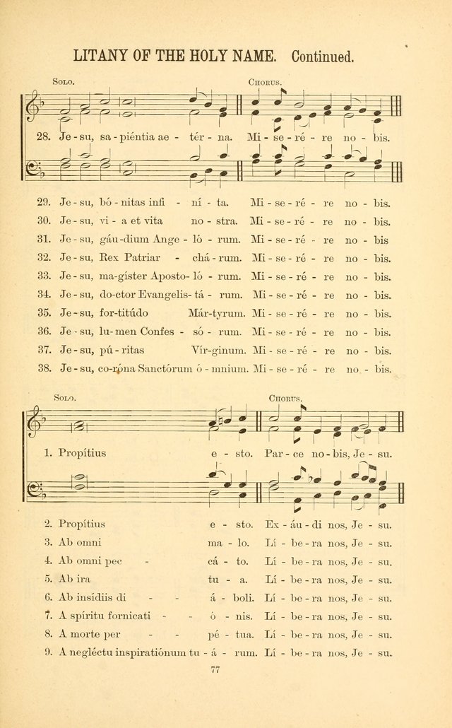 English and Latin Hymns, or Harmonies to Part I of the Roman Hymnal: for the Use of Congregations, Schools, Colleges, and Choirs page 90