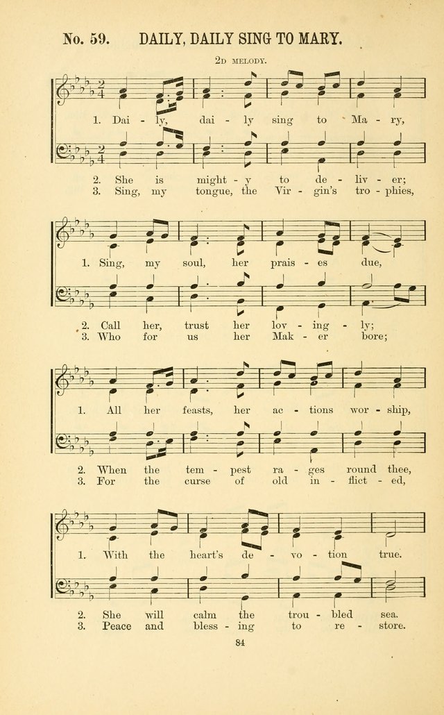 English and Latin Hymns, or Harmonies to Part I of the Roman Hymnal: for the Use of Congregations, Schools, Colleges, and Choirs page 97