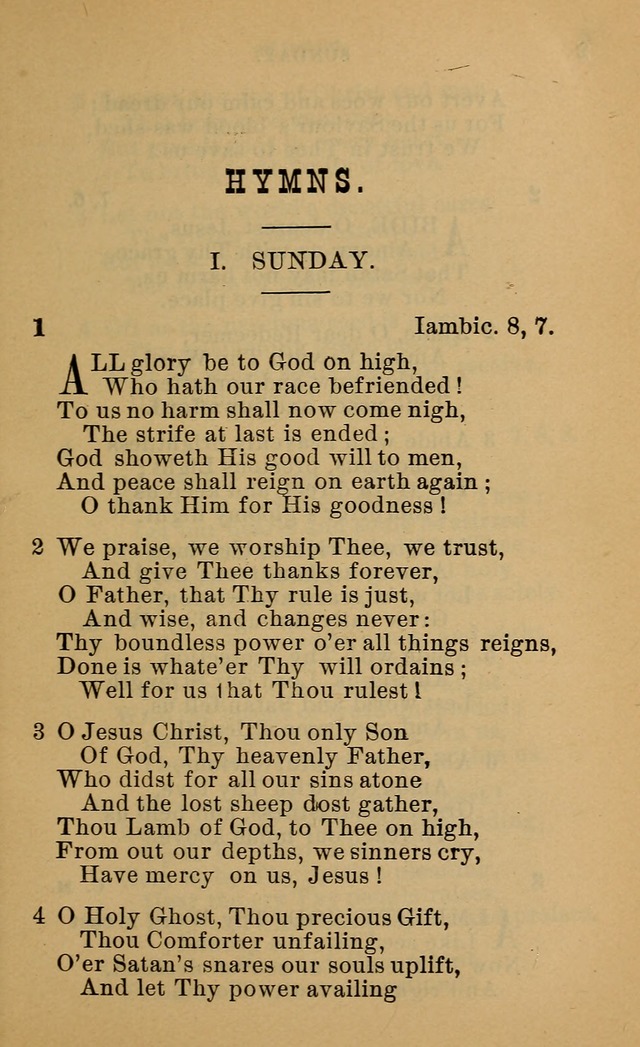 Evangelical Lutheran Hymn-book page 196