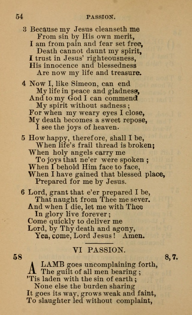 Evangelical Lutheran Hymn-book page 249