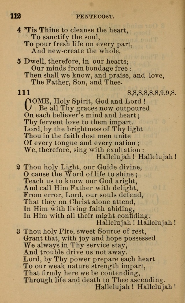 Evangelical Lutheran Hymn-book page 307