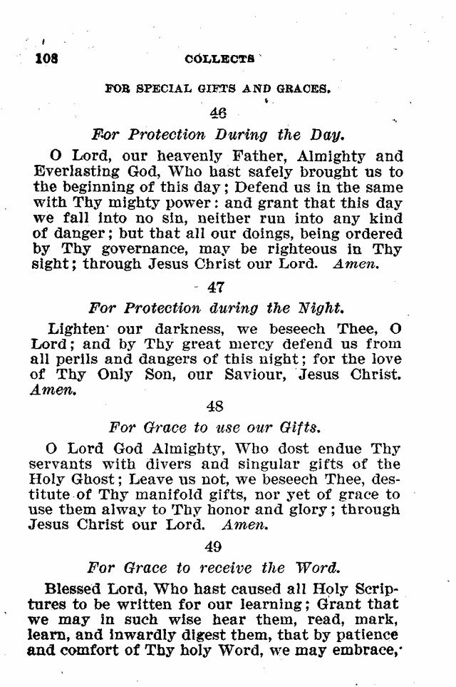 Evangelical Lutheran Hymn-book page 108