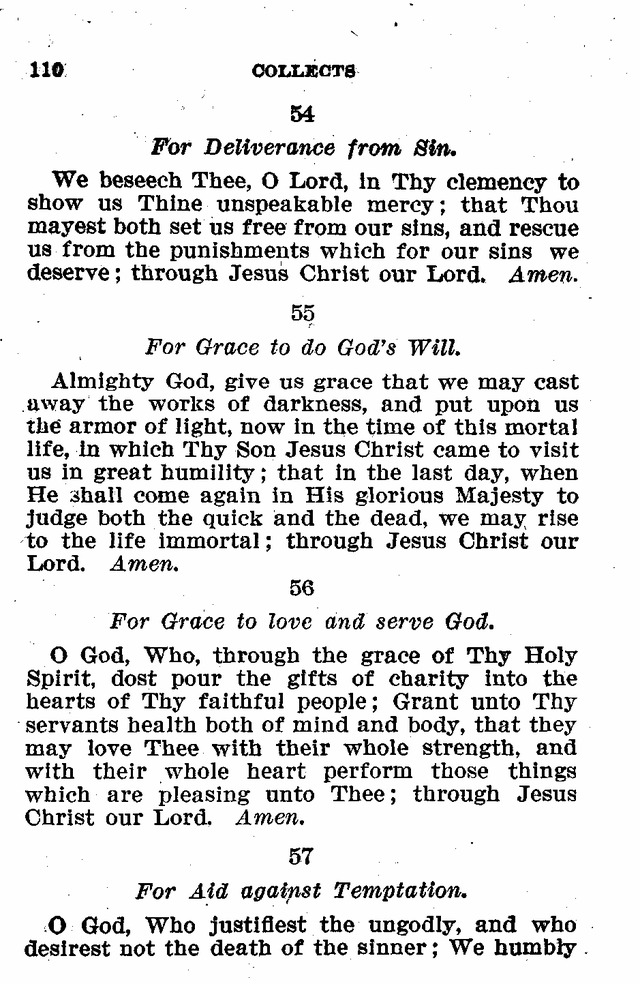 Evangelical Lutheran Hymn-book page 110