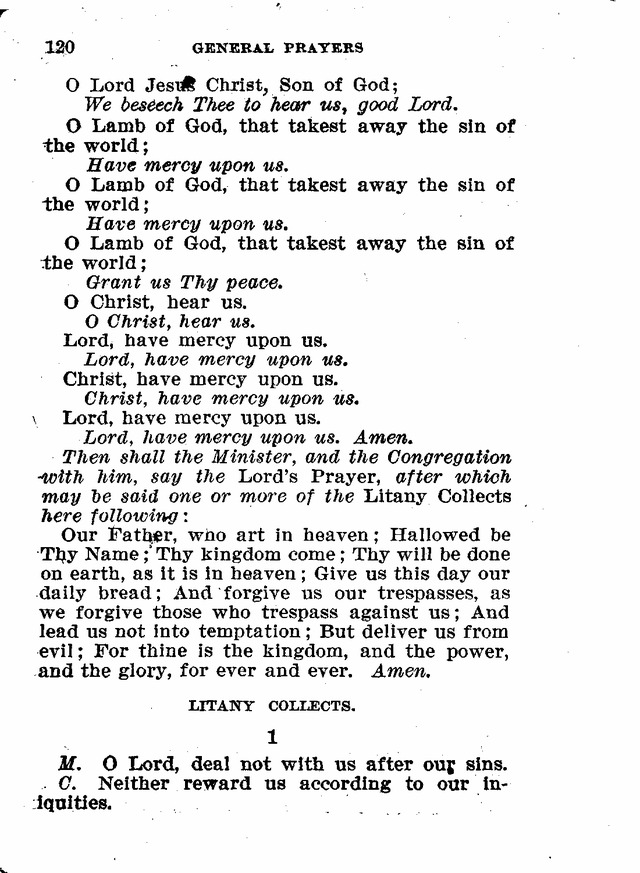 Evangelical Lutheran Hymn-book page 120
