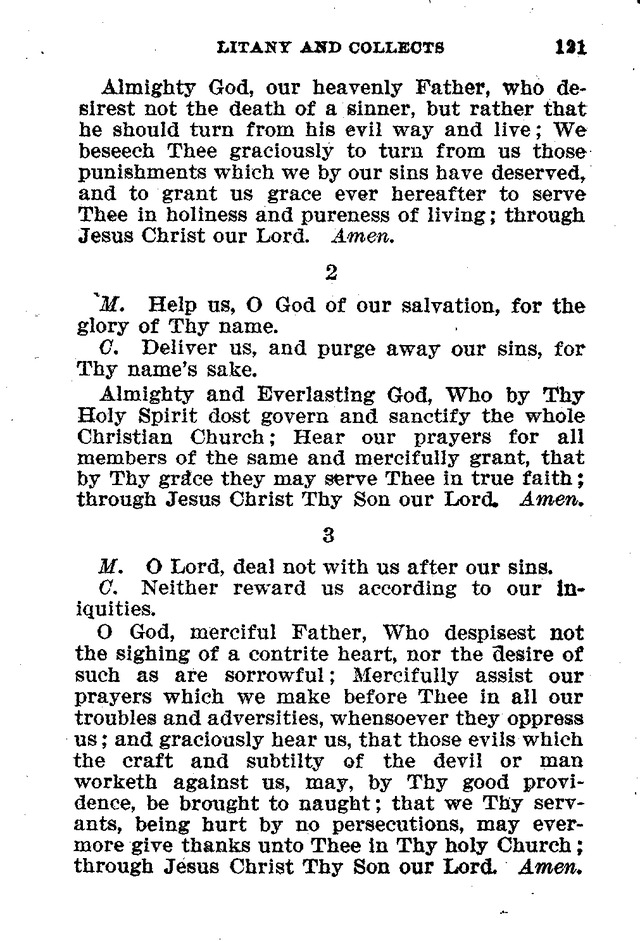 Evangelical Lutheran Hymn-book page 121