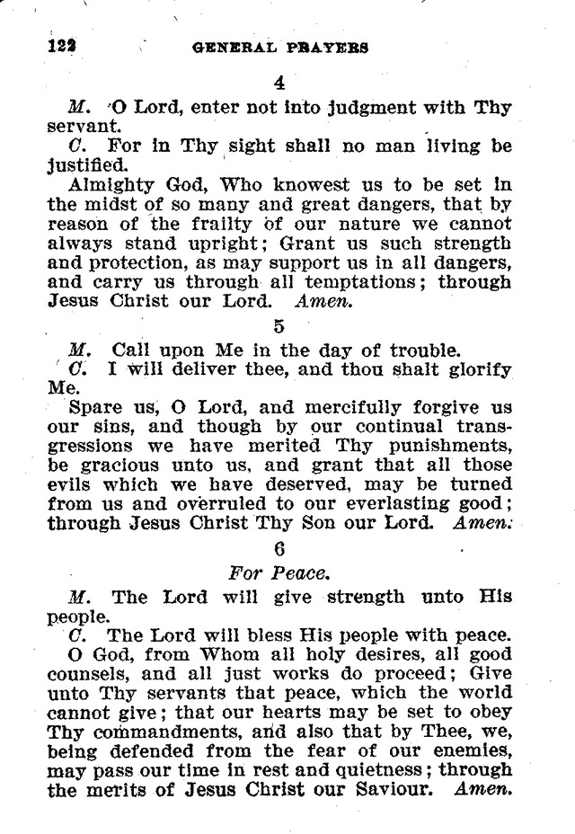 Evangelical Lutheran Hymn-book page 122