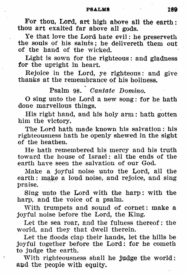 Evangelical Lutheran Hymn-book page 189