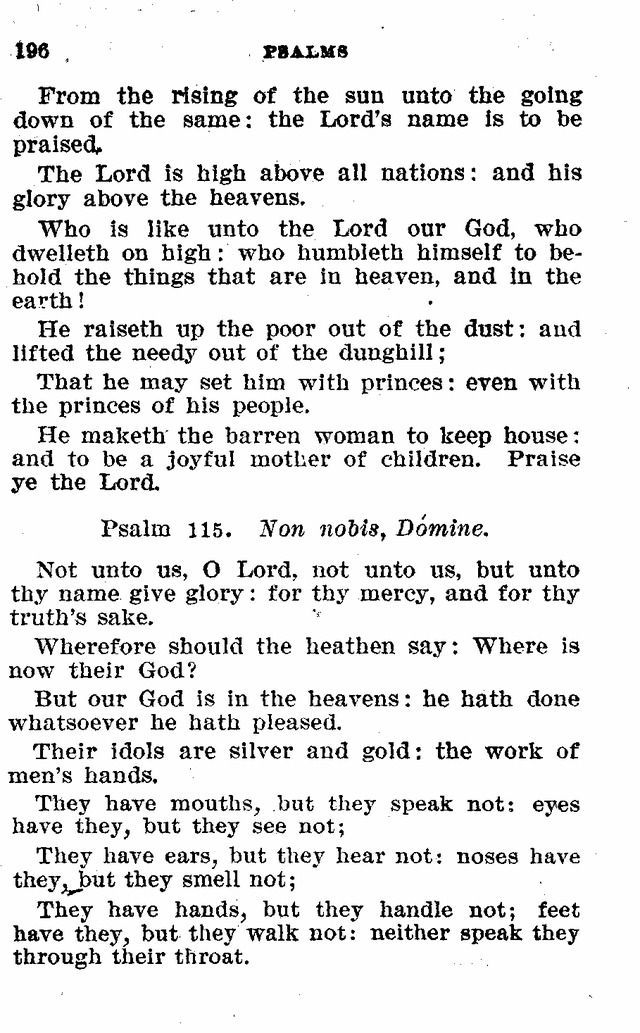 Evangelical Lutheran Hymn-book page 196