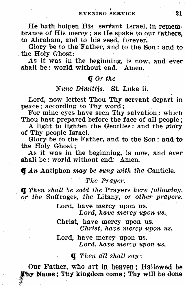 Evangelical Lutheran Hymn-book page 21