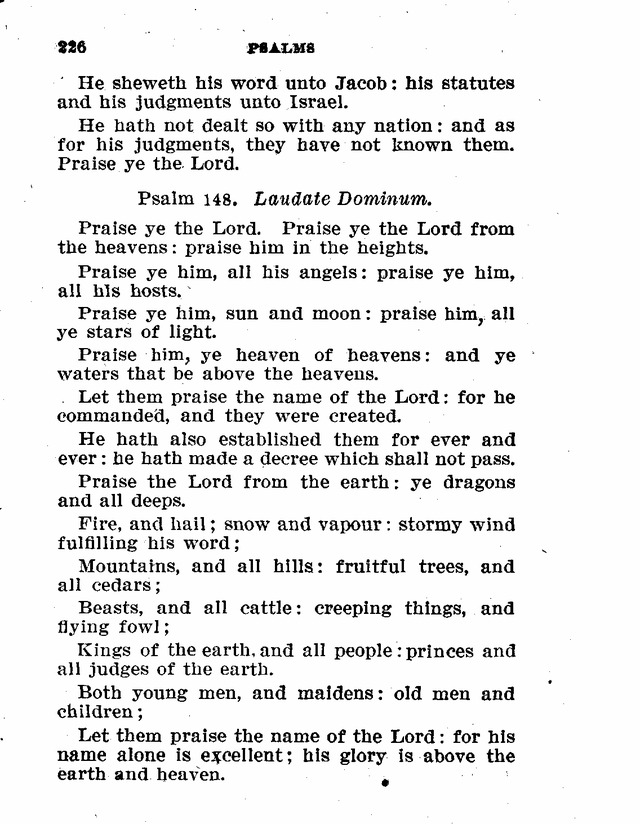 Evangelical Lutheran Hymn-book page 226