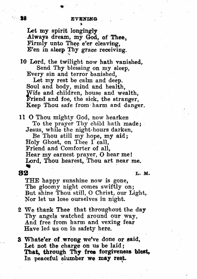Evangelical Lutheran Hymn-book page 256