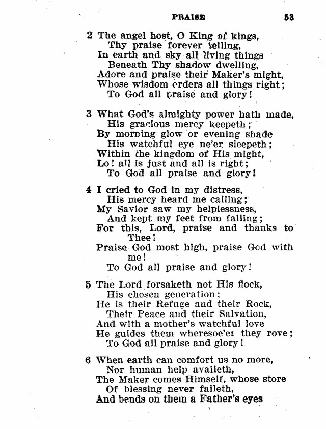 Evangelical Lutheran Hymn-book page 281