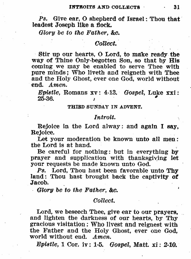 Evangelical Lutheran Hymn-book page 31