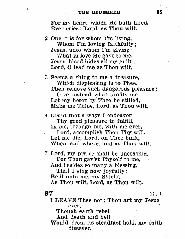 Evangelical Lutheran Hymn-book page 313