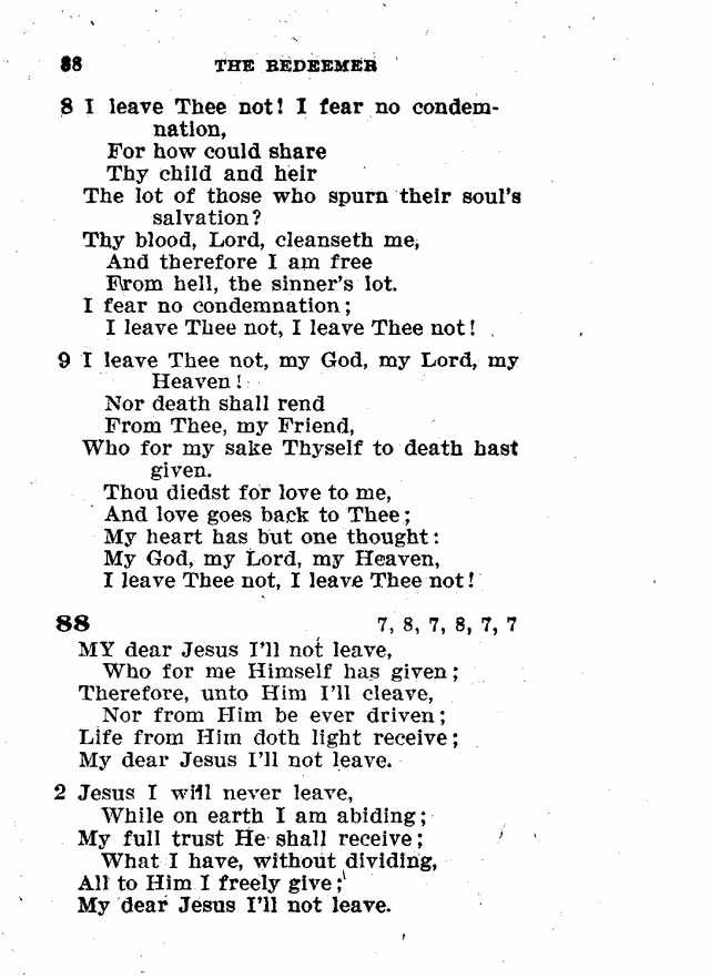 Evangelical Lutheran Hymn-book page 316